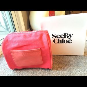 See by Chloe cosmetic make up bag pouch